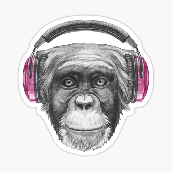 Monkey Sticker