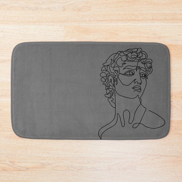 Item preview, David by Michelangelo line art portrait designed and sold by One Line Aesthetics ♡.