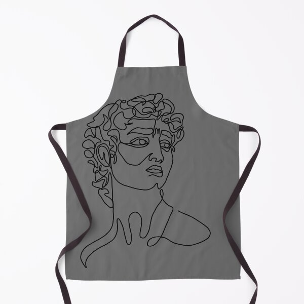 Item preview, David by Michelangelo line art portrait designed and sold by One Line Aesthetics ♡.