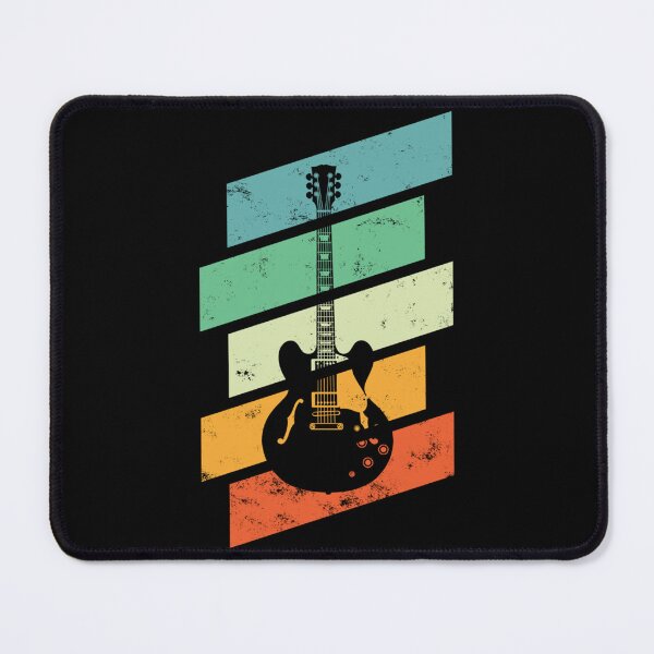 Item preview, Vintage Style Semi Hollow Electric Guitar Retro Colors Classic T-Shirt designed and sold by rikazr6sr1.