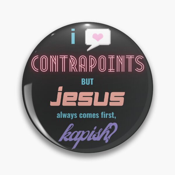 Item preview, Contrapoints Jesus Kapish funny twitch streamer oddly specific designed and sold by LAST WEEK'S STOLEN AESTHETICS.