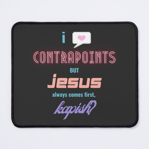 Item preview, Contrapoints Jesus Kapish funny twitch streamer oddly specific designed and sold by LAST WEEK'S STOLEN AESTHETICS.