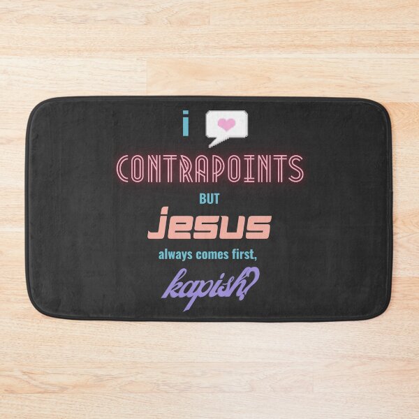 Item preview, Contrapoints Jesus Kapish funny twitch streamer oddly specific designed and sold by LAST WEEK'S STOLEN AESTHETICS.