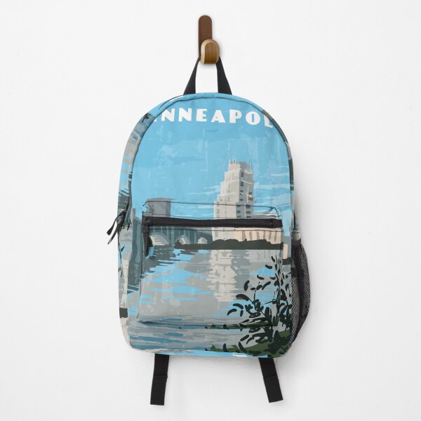 Item preview, Minneapolis, USA - Retro travel minimalist poster designed and sold by GreekTavern1979.