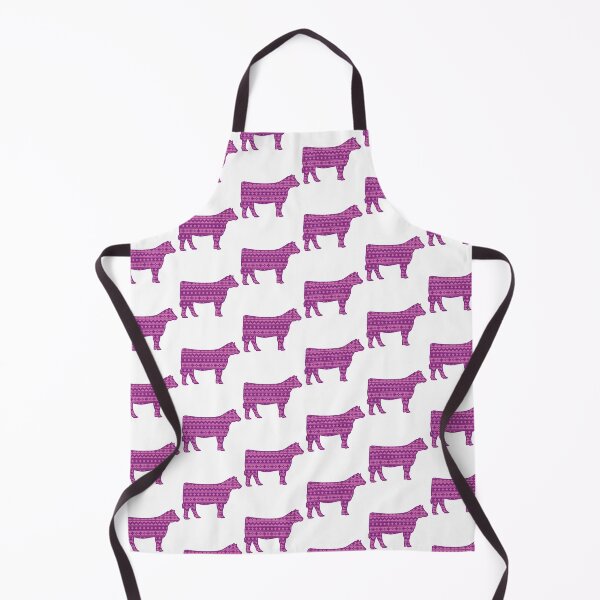 Item preview, Girly Cowgirl Show Heifer with Pink Southwest Pattern designed and sold by Sam Morrison.