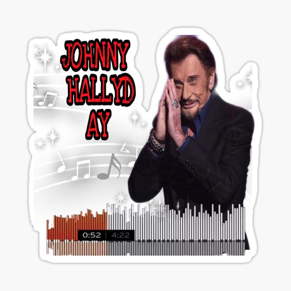Johnny Hallyday Sticker