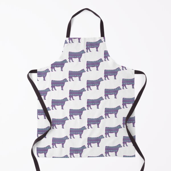 Item preview, Farmgirl Show Heifer with Purple Southwest Pattern designed and sold by Sam Morrison.