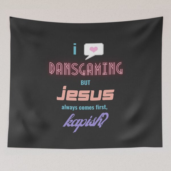 Item preview, Dansgaming Jesus Kapish funny twitch streamer oddly specific designed and sold by LAST WEEK'S STOLEN AESTHETICS.