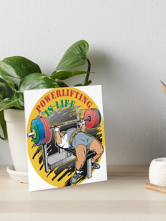 Powerlifting Weightlifting Powerlifter Gift Art Print by Dolde08