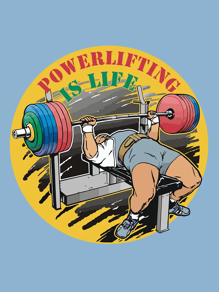 Powerlifting bench press gift for powerlifter gym training | Magnet