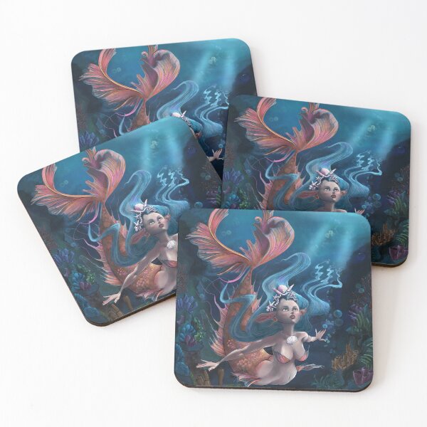 Item preview, Blue-haired Mermaid designed and sold by princesspjs.