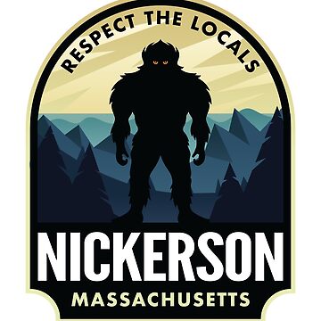 Imagen de la obra Nickerson Massachusetts Bigfoot Sasquatch de HalpinDesign