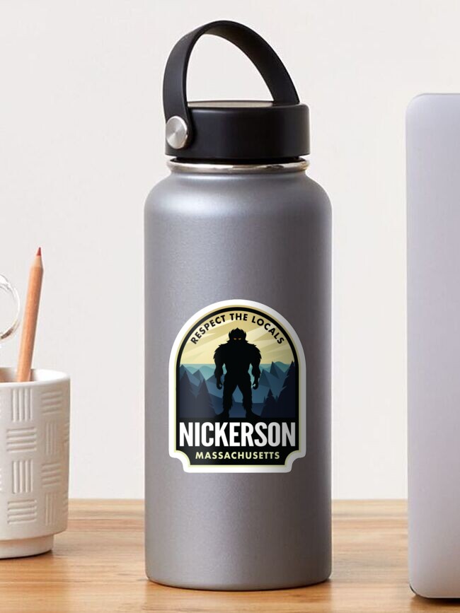 Imagen 1 de 3, Pegatina con la obra Nickerson Massachusetts Bigfoot Sasquatch, diseñada y vendida por HalpinDesign.