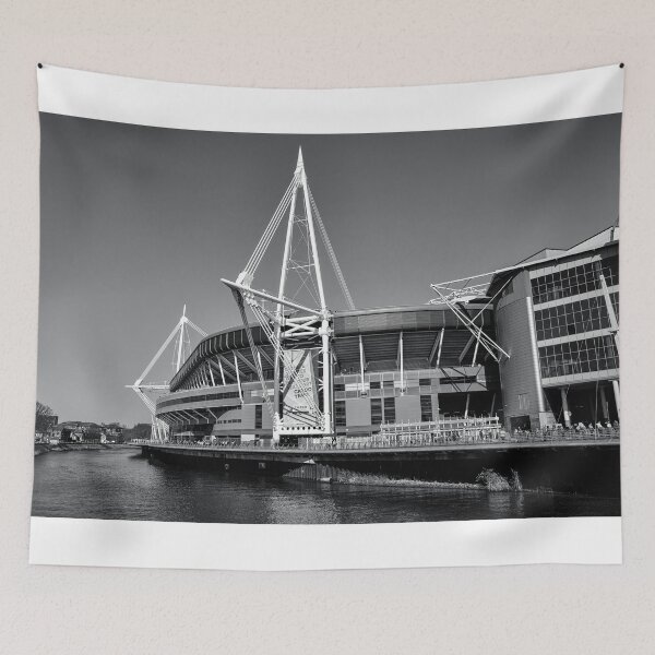 Item preview, Principality Stadium, Cardiff, in Black + White designed and sold by MaclarenPhoto.