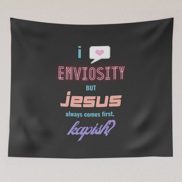Item preview, Enviosity Jesus Kapish funny twitch streamer oddly specific designed and sold by LAST WEEK'S STOLEN AESTHETICS.