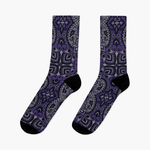 Item preview, Floral Mandala Repeat Pattern - Dark Purple designed and sold by SemDesigns1.