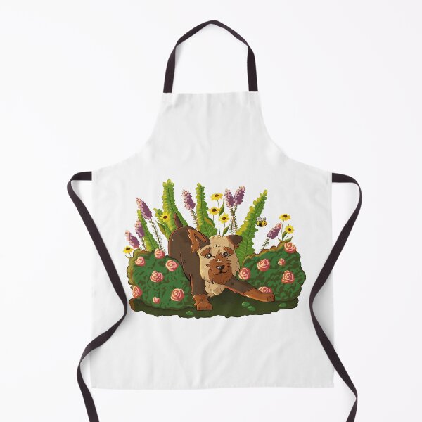 Item preview, Yorkie in the Garden designed and sold by Arwyn Jones.