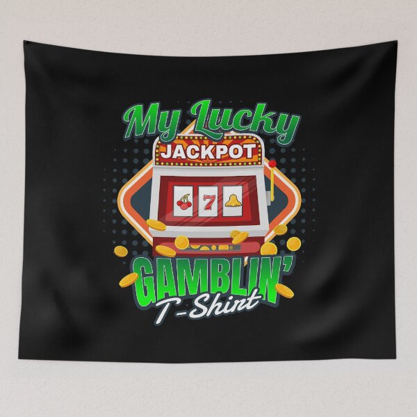 Item preview, My Lucky Gamblin T-shirt Casino designed and sold by MooonTees.