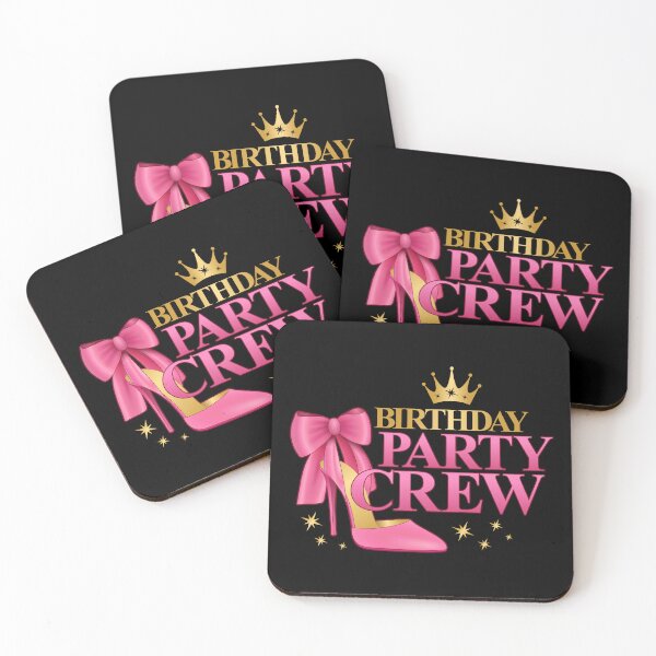 Item preview, Birthday Pary Crew, group design designed and sold by iclipart.