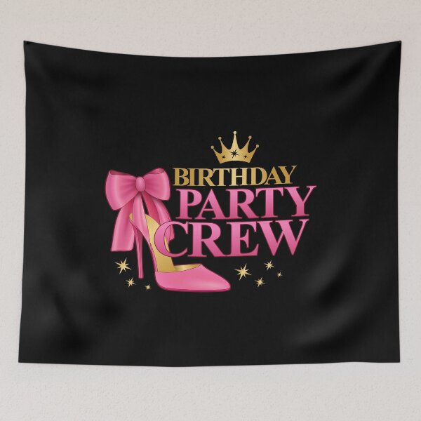 Item preview, Birthday Pary Crew, group design designed and sold by iclipart.