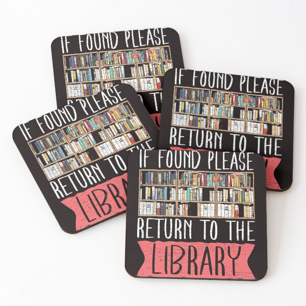 Item preview, If Found Please Return To Library Book Hoarder Bookish Librarian designed and sold by Shirtcaesar.