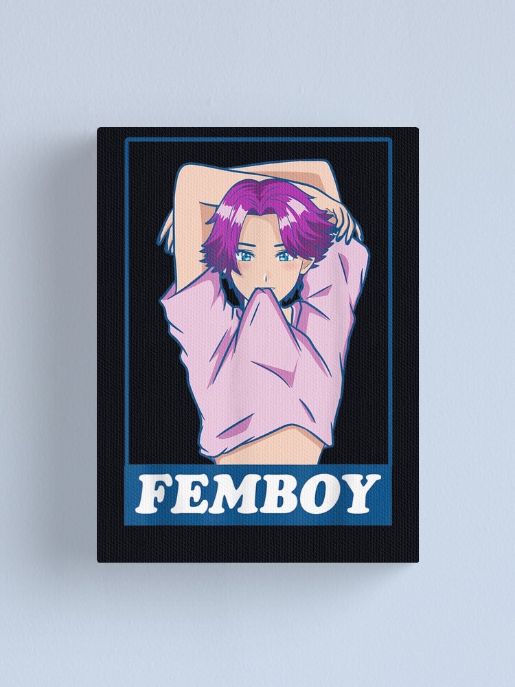 Femboy Anime Boy Aesthetic Crossdressing Yaoi Pastel T-Shirt :  : Fashion