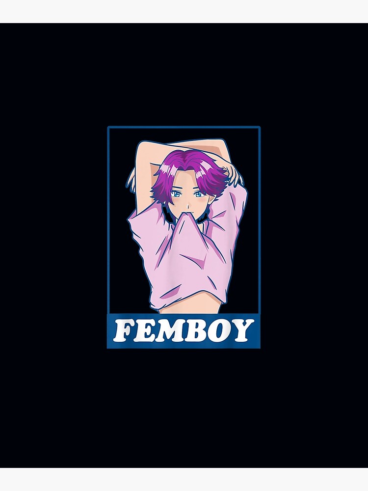 Femboy Anime Boy Aesthetic Crossdressing Yaoi Pastel Premium T-Shirt