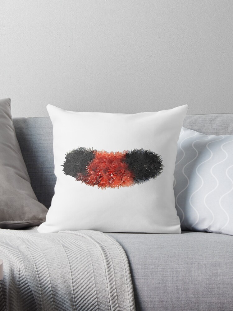 Fuzzy throw outlet pillow