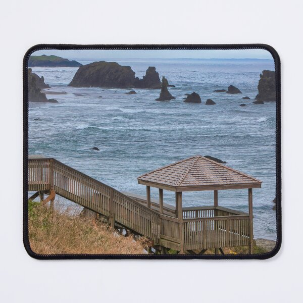 Item preview, Lookout into the Ocean Canvas Print, by DAM Creative, designed and sold by DAM Creative ⭐⭐⭐⭐⭐.
