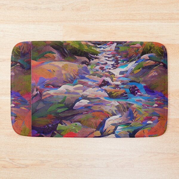 Item preview, Beautiful Painting of Mountain Stream designed and sold by CattlettArt.