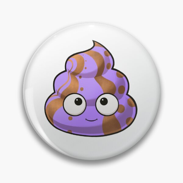 Item preview, Violet&bronze Easter Poopoo designed and sold by Poopielandia.