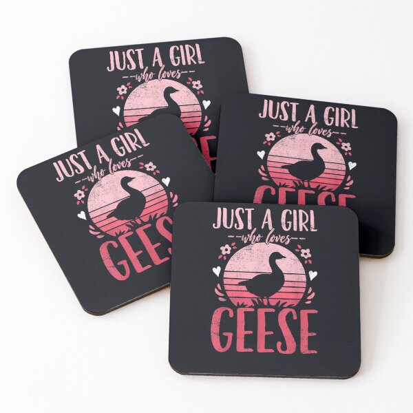 Item preview, Geese Goose Just a Girl Who Loves Geese Retro Vintage designed and sold by DeannaMarks.