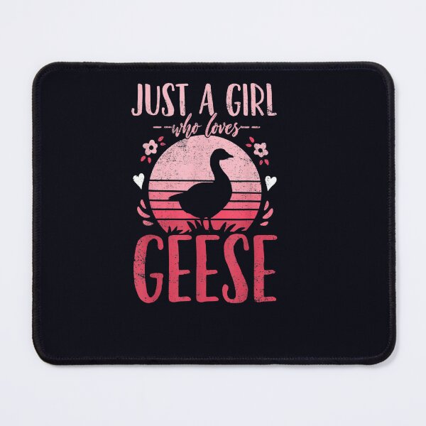 Item preview, Geese Goose Just a Girl Who Loves Geese Retro Vintage designed and sold by DeannaMarks.