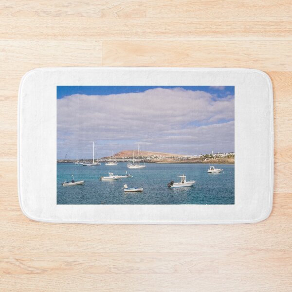 Item preview, Small boats and Playa Blanca resort, Lanzarote designed and sold by MichaelBShannon.