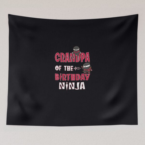 Item preview, Grandpa Of The Birthday Ninja Boy And Girl Bday Party designed and sold by DeannaMarks.