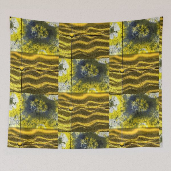 Item preview, yellow fields designed and sold by arteology.