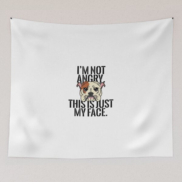 Item preview, Resting Bulldog Face designed and sold by O1RSH.