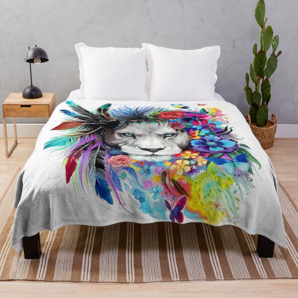 Item preview, pretty lion face design designed and sold by Xippy Art.