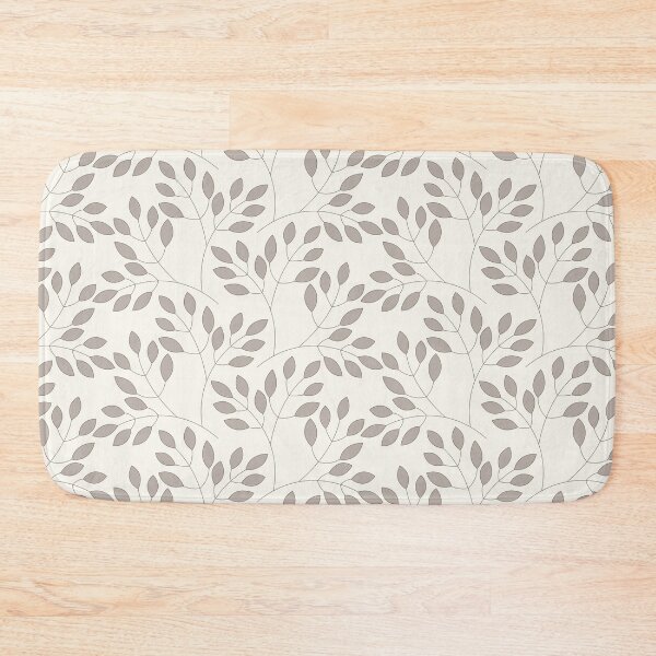 Item preview, Modern Greige Leaf designed and sold by AtStudioMinimal.