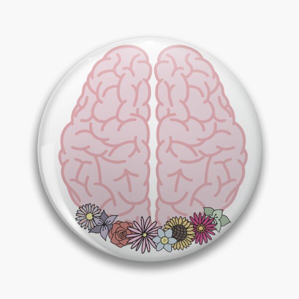 Item preview, Flower Brain Sticker designed and sold by CreativeCrohnie.