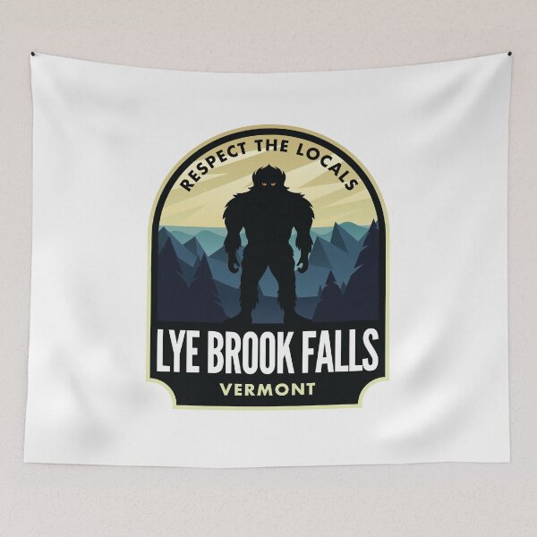 Item preview, Lye Brook Falls Vermont Bigfoot Sasquatch designed and sold by HalpinDesign.