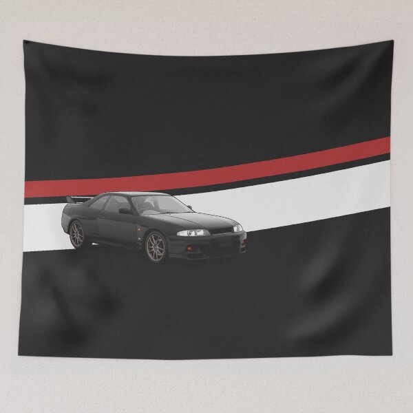 Item preview, Black R33 with diagonal stripes designed and sold by ApexFibers.