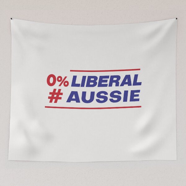 Item preview, 0% Liberal - Australian Federal Election 2022  designed and sold by BuxomBabe21.