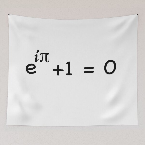 Item preview, Euler's identity Essential T-Shirt - Black version designed and sold by NotUrAverageART.
