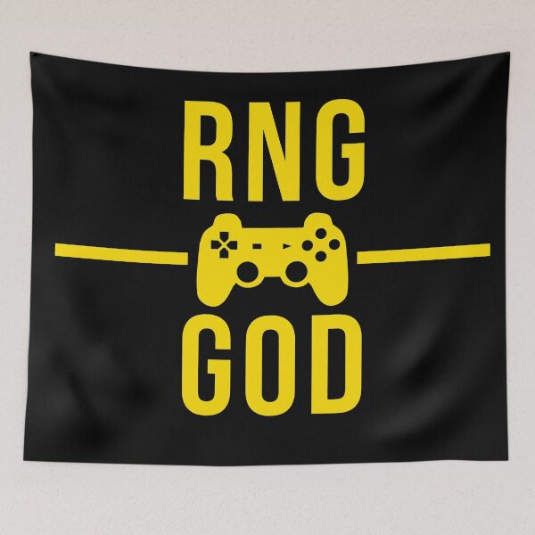 Item preview, RNG God Yellow Controller designed and sold by DanLopesMerch.