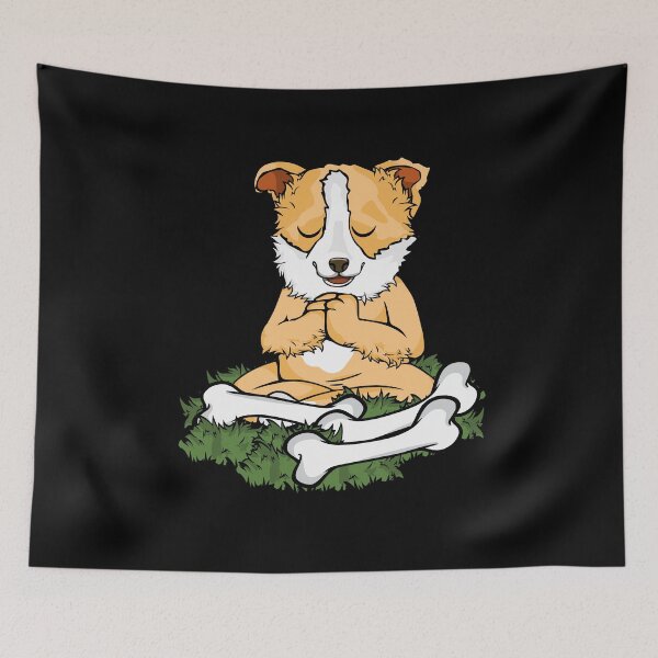 Item preview, Meditating Dog Lover Yoga Gift Women Corgi Dog Meditation designed and sold by DSWShirts.