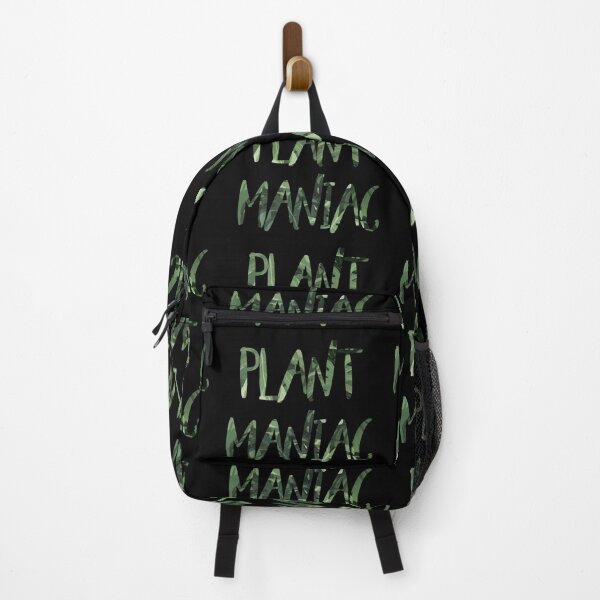 Item preview, Plant Maniac illustrated quote, funny plants quote designed and sold by Ana Moguš.