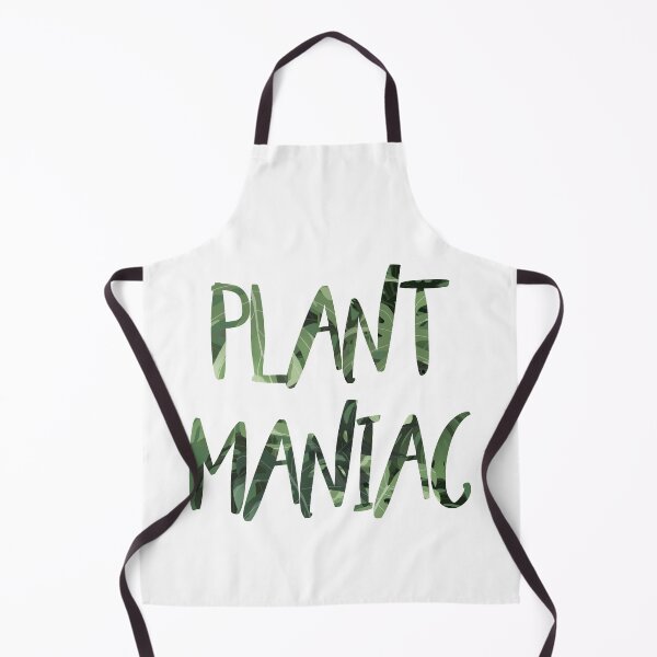 Item preview, Plant Maniac illustrated quote, funny plants quote designed and sold by Ana Moguš.