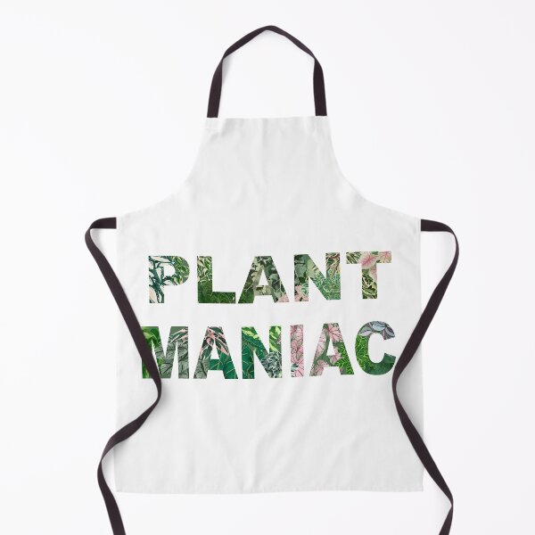 Item preview, Plant Maniac illustrated quote, funny plants quote 2 designed and sold by Ana Moguš.