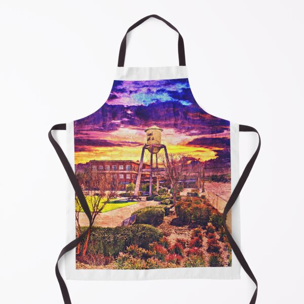 Item preview, The Water tower in Market Square at sunset, Grand Prairie, Texas designed and sold by NickoPrints.